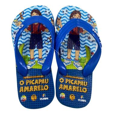 Imagem de Chinelo Sitio Do Pica-pau Amarelo Olinda Pedrinho Leve Macio-Masculino