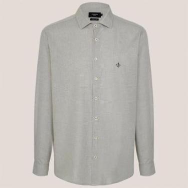Imagem de Camisa Slim Dudalina Micro Vichy Masculino-Masculino