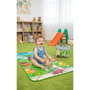 Imagem de Tapete Térmico Infantil 1,80x1,20m Cinza - Brincar Seguro! - Congratul