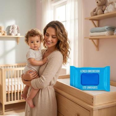 Imagem de Lenço Umedecido 120 Un: Peles Sensíveis, Aloe Vera, Sem Álco - Congrat