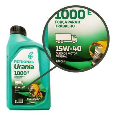 Imagem de Oleo Motor 15W40 Urania 1000E 1 Litro Petronas
