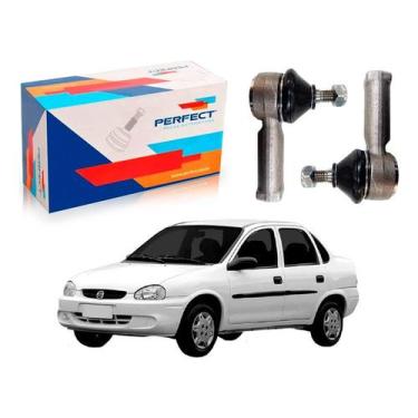 Imagem de Par Terminal Direção Hidraulica Classic 1.6 1998 A 2006 - Perfect