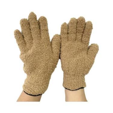 Imagem de Luvas De Limpeza Em Microfibra De Coral Fleece, Luvas Absorventes Para
