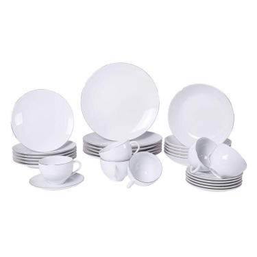 Imagem de Aparelho De Jantar Tramontina Atena Em Porcelana Decorada 30 Peças