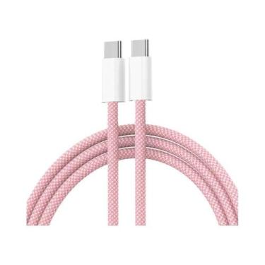 Imagem de Cabo De Carregamento Rápido Tipo C Para Tipo C Para iPhone 15 16 Huawe