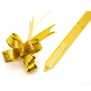 Imagem de Laço Fácil Presente Fita Gravata 1,4 x 24 cm 60 Unidades