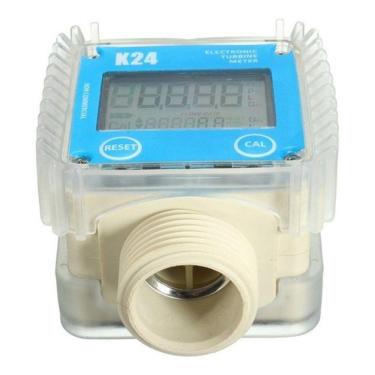 Imagem de Medidor De Vazão Digital K24 Com Sensor Água Óleo Gasolina
