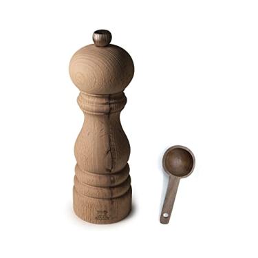 Imagem de Peugeot Moedor de pimenta Paris Nature de 17,78 cm - com colher de tempero de madeira