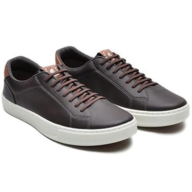 Imagem de Sapatênis Casual Masculino Cadarço Costuras e Sola Borracha Confortavel