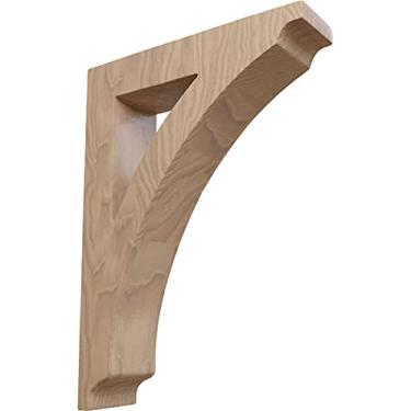 Imagem de Ekena Millwork BKTW01X06X09THGM-CASE-2 Suporte de madeira Thorton, 3,5 cm L x 16,5 cm P x 23 cm A, Mogno, 2 cada