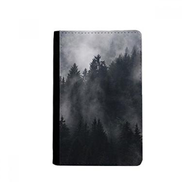 Imagem de Porta-passaporte Notecase Burse Dark Forest Mountain Fog Mist