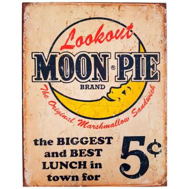 Imagem de Placa De Metal Moon Pie