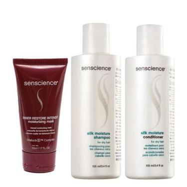 Imagem de Senscience Silk Moisture Shampoo + Condicionador + Inner Intensificado