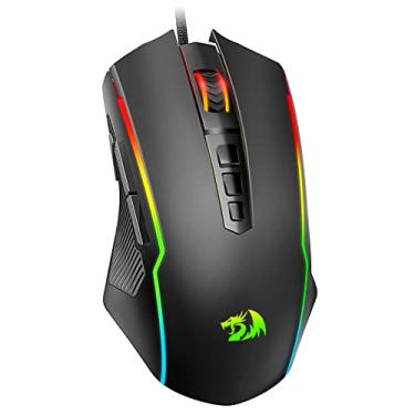 Imagem de Mouse Gamer Redragon Ranger Basic, c/Cabo 1,8m, 9 Botões Programáveis, 4000DPI, Preto - M910-K