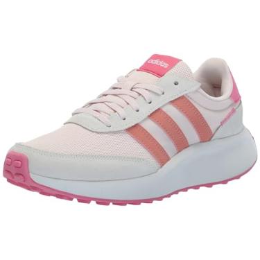 Imagem de adidas Tênis de corrida feminino anos 70, Wonder Quartz/Wonder Clay/Pink Fusion, 41