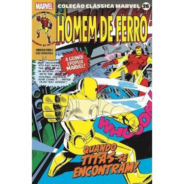 Imagem de Livro - Coleção Clássica Marvel Vol.26 - Homem de Ferro Vol.04