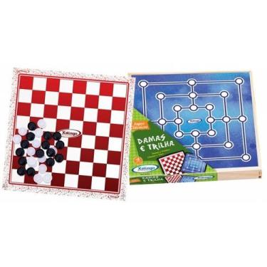 Imagem de Combo Jogos Damas e Trilha - Xalingo