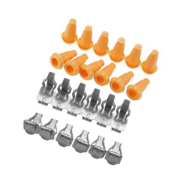 Imagem de Motoforti 24 peças de plugue e clipe de moldura de painel da porta frontal para Chevrolet Camaro Nova Impala para Buick para Oldsmobile para Pontiac Plugue de montagem de aço Retentores de borracha de