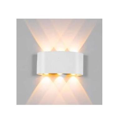 Imagem de Kit 2 Arandelas Meia Lua SLBD 6 LED 2 Focus Branco 3.000 K Branco Quen