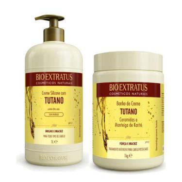 Imagem de Creme De Silicone + Banho Creme Tutano Bio Extratus 1 Litro