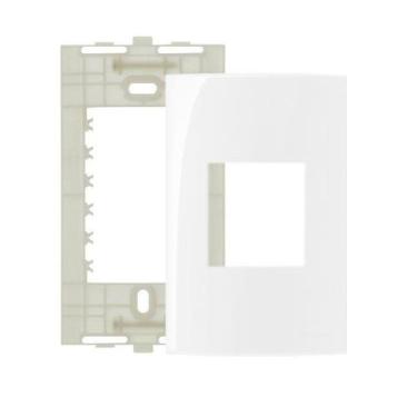 Imagem de Espelho Placa 4x2 2 Postos Com Suporte Sleek MarGirius