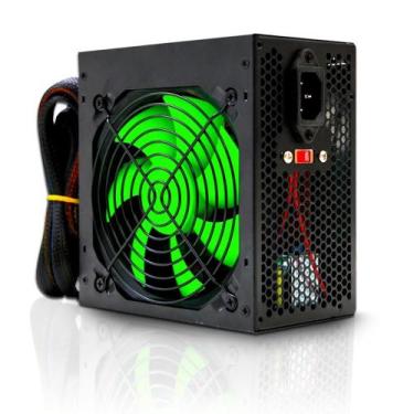 Imagem de Fonte 600w Real Atx Gamer Silenciosa 24p +2 Pci-e 8 Pin(6+2) - Xway, P