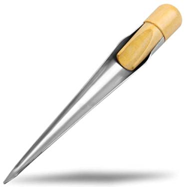 Imagem de AGOOL Espiga de emenda de aço inoxidável FID com cabo de madeira para fio de diâmetro de linha 1/8" 1/2" 1" 1"