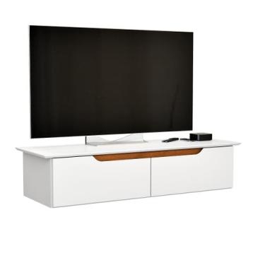 Imagem de Rack Suspenso Home Estante de Parede Bancada Prateleira Embutida Decor