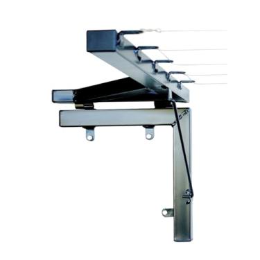 Imagem de Varal Retrátil de Parede e Muro com 5 Cordas - Preto