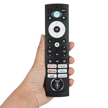 Imagem de Controle remoto de substituição de voz ERF3M90H compatível com HISENSE Smart Android LED TV, para UHD 4K ULED Smart Google TVs, para séries de TV Mini-LED ULED 4K
