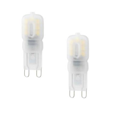 Imagem de 2 Lâmpada Led G9 2w 2700k 180lm Branco Quente Save Energy