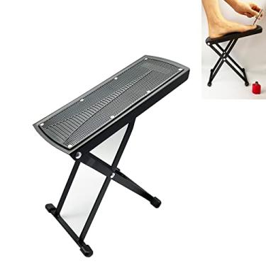 Imagem de Treamlyn Suporte Para Descanso De Pés Para Pedicure, Apoio Para Os Pés De Beleza Para Pedicures, Suporte Para Cuidados Com As Unhas Com Borracha Antiderrapante, Pedal Ajustável, Suporte Para Pés De Pe