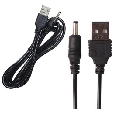 Imagem de Cabo De Força USB Macho para Cabo Alimentação 3.5mm Usb Ideal Notebook Tablet e Caixa de som 3.5mm