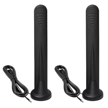 Imagem de Antena TS9, antena de base magnética externa 12dBi 5G 4G LTE GSM, compatível com Netgear AT&T Nighthawk M6 MR6110 MR6500 M5 MR5100 MR5200 M1 MR1100 LB2120 Hotspots Router pacote com 2