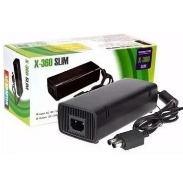 Imagem de Fonte Xbox 360 Slim 2 Pinos Bivolt Com Cabo