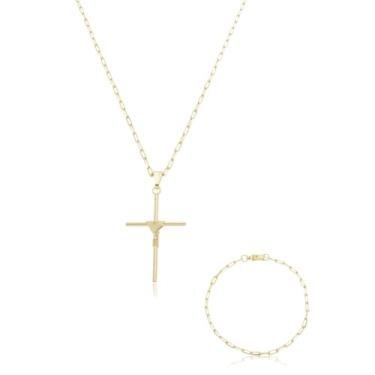 Imagem de Cordão Banhado a ouro de moeda antiga + pingente e pulseira Chega Hoje!!