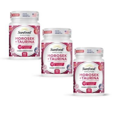 Imagem de KIT 03 MOROSEK + TAURINA 1.200MG 60 CAPSULAS - SUNFOOD EVOLUTION
