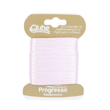 Imagem de FITA CETIM DUPLO T900/000 4 mm COR 206 ROSA CLARO CTL 10 metros