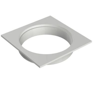 Imagem de Porta Grelha Quadrada Branca para Grelha Redonda 100mm - 27591167 - TIGRE