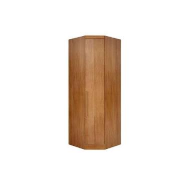 Imagem de Closet Modulado de Canto Oblíquo Rizon c/ 1 Porta cor Cumaru - Novo Ho