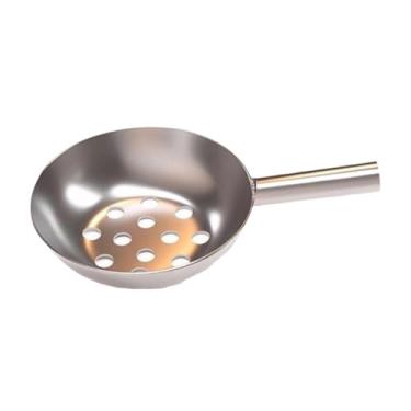 Imagem de Kokiya Coador de furo grande, cesto de fritadeira de macarrão de aço inoxidável, coador portátil para cozinhar