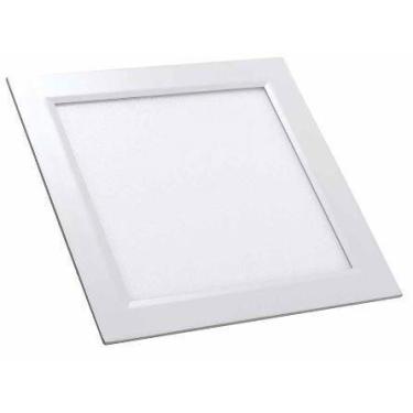 Imagem de Painel de led embutido 24w bivolt - XT, luz branca, quadrada