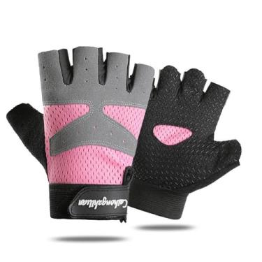 Imagem de Luvas de treino para homens e mulheres, luvas de exercício para levantamento de peso, ciclismo, academia, treinamento, respiráveis e ajuste confortável