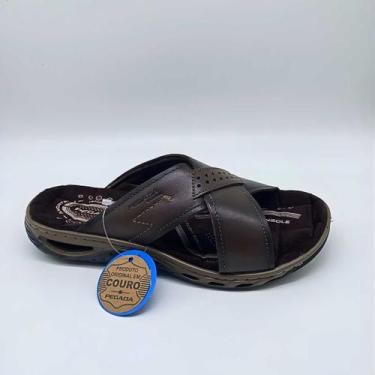 Imagem de Chinelo Masculino Pegada Pinhão Estilo Leve Conforto 131661, Anilina c