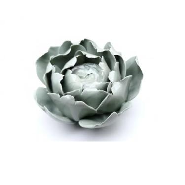 Imagem de AMERRY Botão de flor de peônia, decoração de parede de flor de cerâmica de 8 cm, escultura de parede de flor artificial, flores de cerâmica feitas à mão para casa, corredor, sala de estar, cozinha