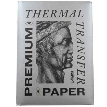 Imagem de Radiant Colors Papel de transferência de tatuagem 25 folhas 21 x 28 cm A4 papel de transferência de estêncil de tatuagem térmico para estênceis nítidos de secagem rápida e suave funciona com máquinas