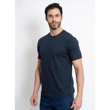 Imagem de Camiseta Aleatory Logo Bordado Marinho-Masculino