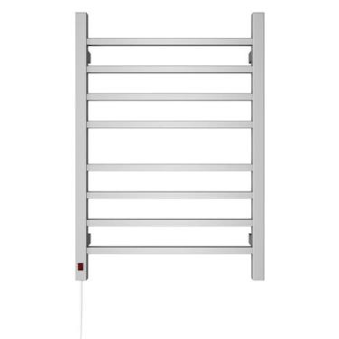 Imagem de Toalheiro Térmico 2 Toalhas Quadratto Due Cinza 220 Esquerdo - Casuli