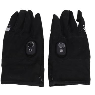 Imagem de aqxreight Luvas Elétricas Aquecidas Com 5 Níveis de Calor, Inverno, Clima Frio, Caminhada Interna, Ciclismo (BLACK)