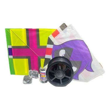 Imagem de Carretilha Para Linha De Pipas 15 + Pipas - ARV, Sortidas